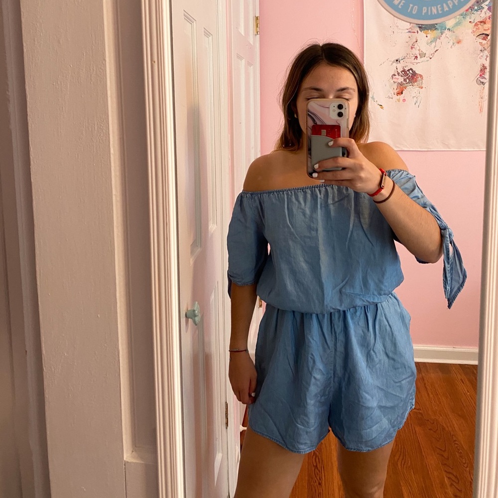 Thin Lightweight Denim Romper